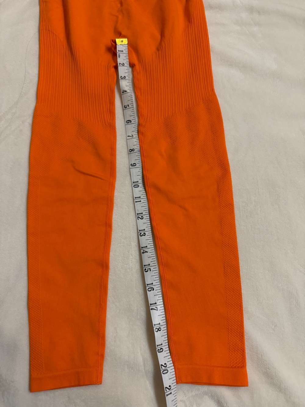 Bright Orange Seamless Leggings - Picture 6 of 6